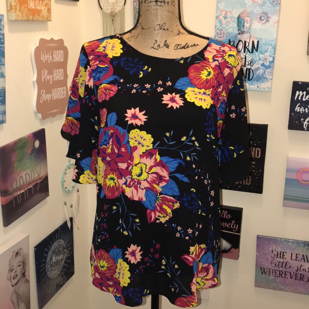 Floral Print Blouse